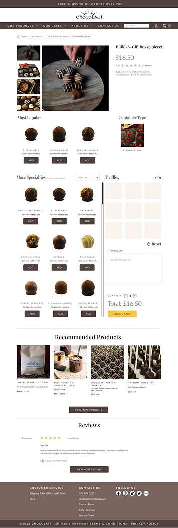 Proposed design for Build-a-box product details page