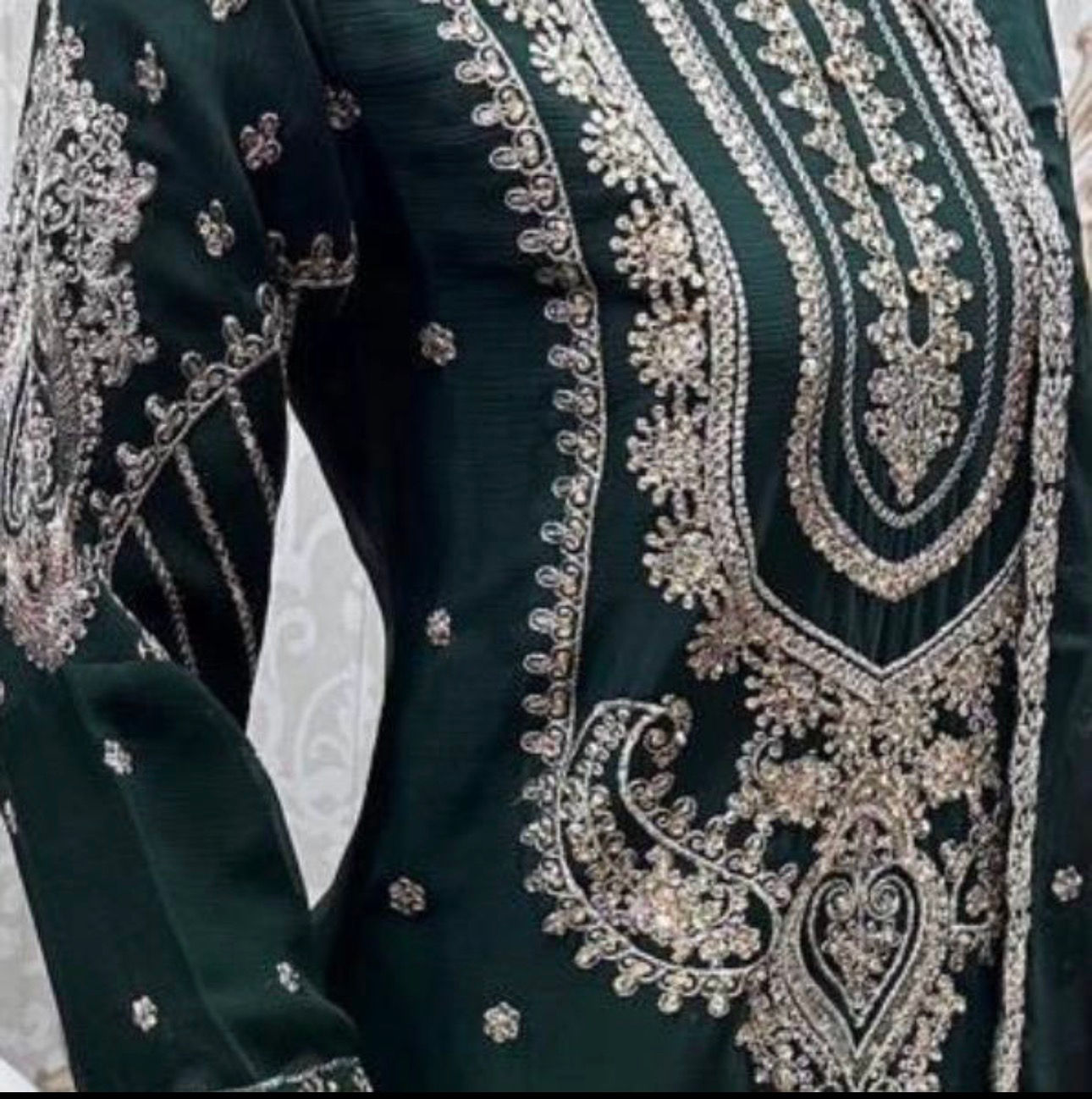 Beautiful stitched Sharara suit ready to wear party dress 