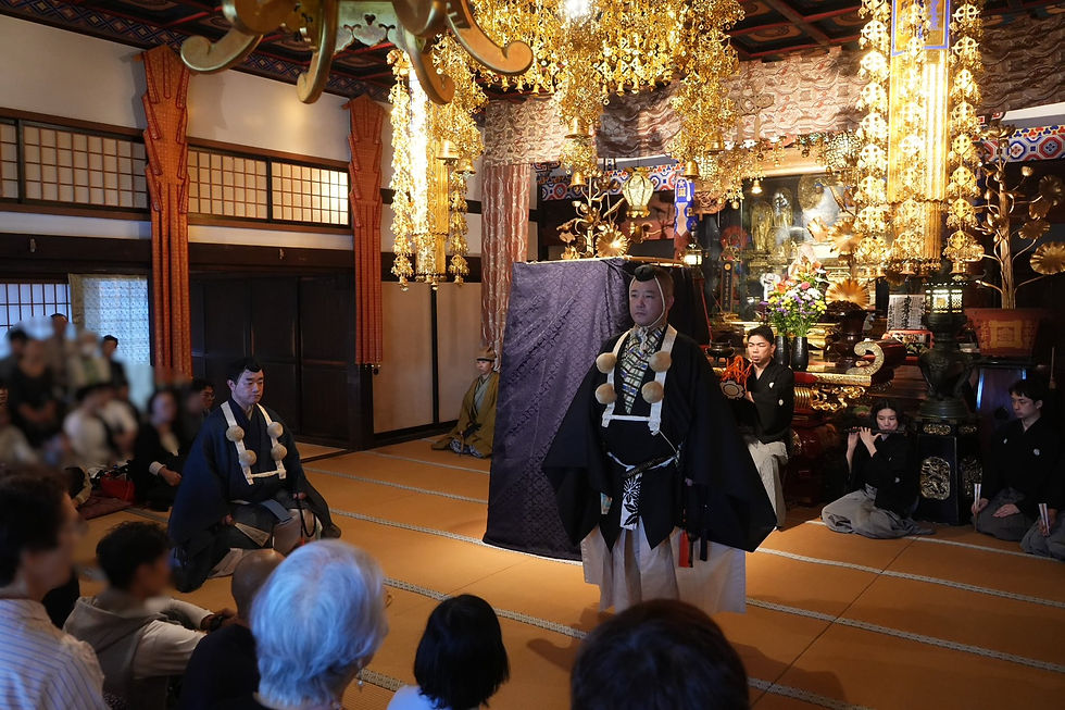 いよいよ能「安達原」の上演です