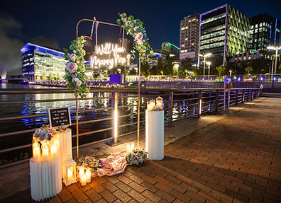 Mauve Rose Proposal Set Up