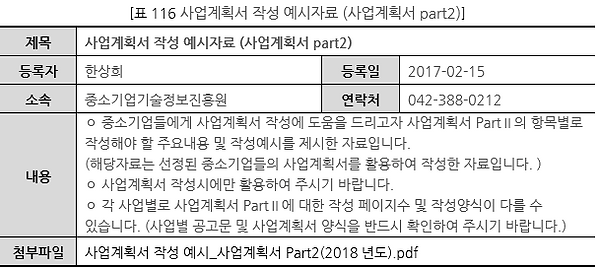 표116 사업계획서 작성 예시자료 (사업계획서 part2).PNG