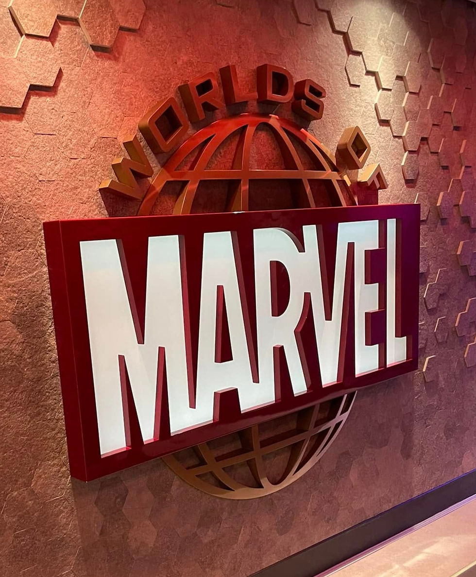 Worlds of Marvel on the Disney Wish on Disney Cruise Line