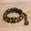 Miniatura: Pulsera Verde con Naranja de Paracord 505
