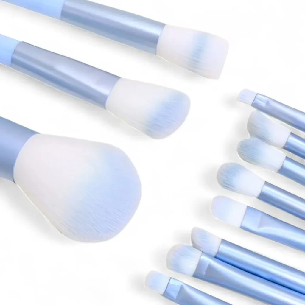 Set de 12 brochas de maquillaje