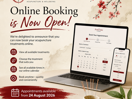 Online Booking Is Now Available at AcuClinic Cyprus
