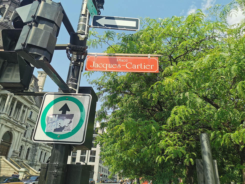 Place Jacques Cartier.