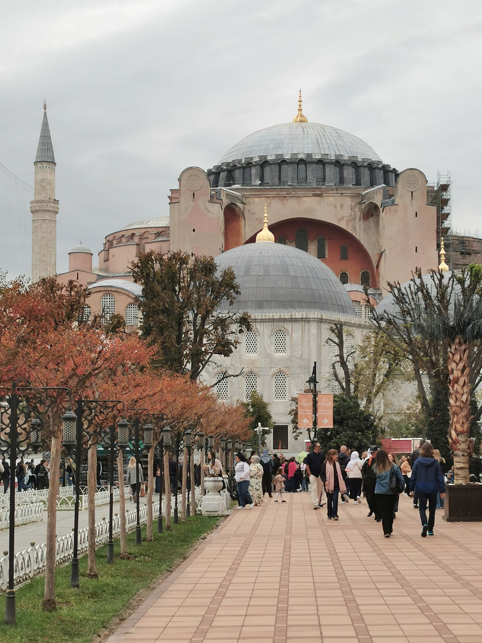 Constructed in 537 CE, the Hagia Sophia was originally an Eastern Orthodox church.