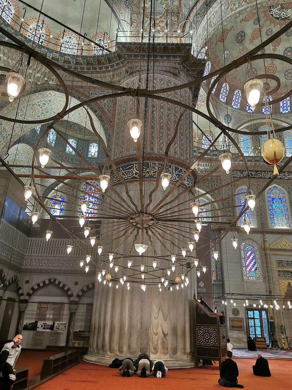 The prayer area remains off limits to non-Muslims.