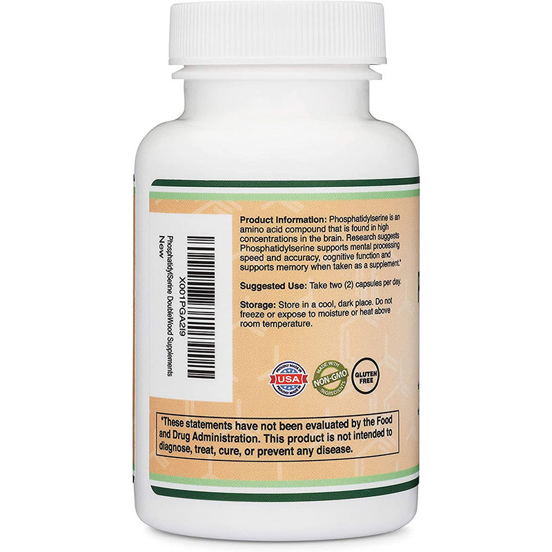 Thumbnail: Double Wood Supplements Phosphatidyl Serine 300mg 120 Capsules