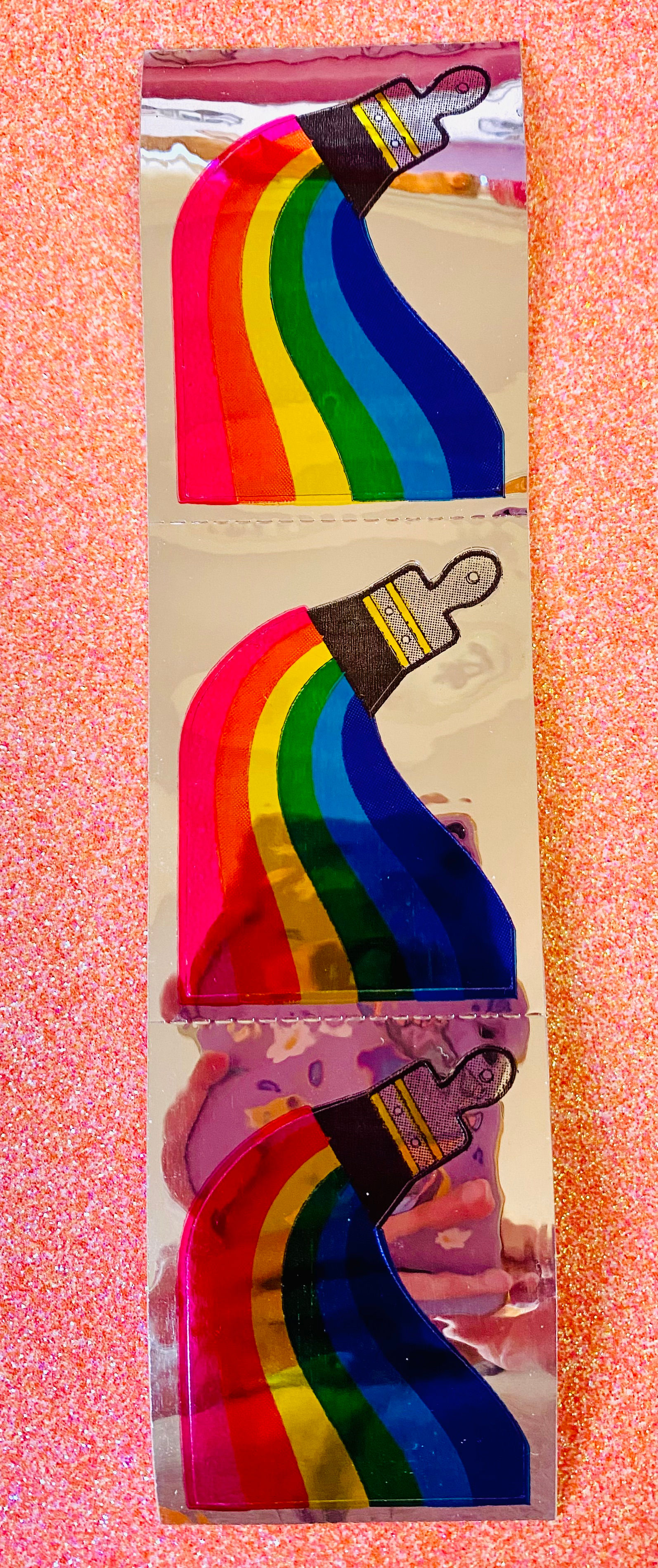 Vintage City Slicker Foil Rainbow Paintbrush