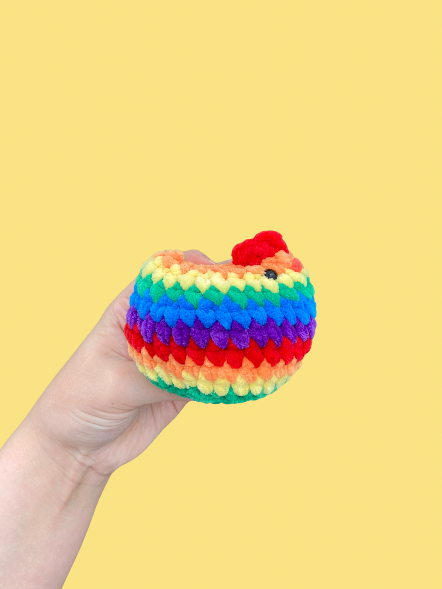 Vivid Rainbow Chicken