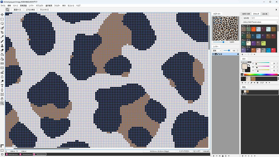 モザイク_グリッド