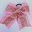 Thumbnail: Swarovski Crystals on Baby Pink Stardust Bow