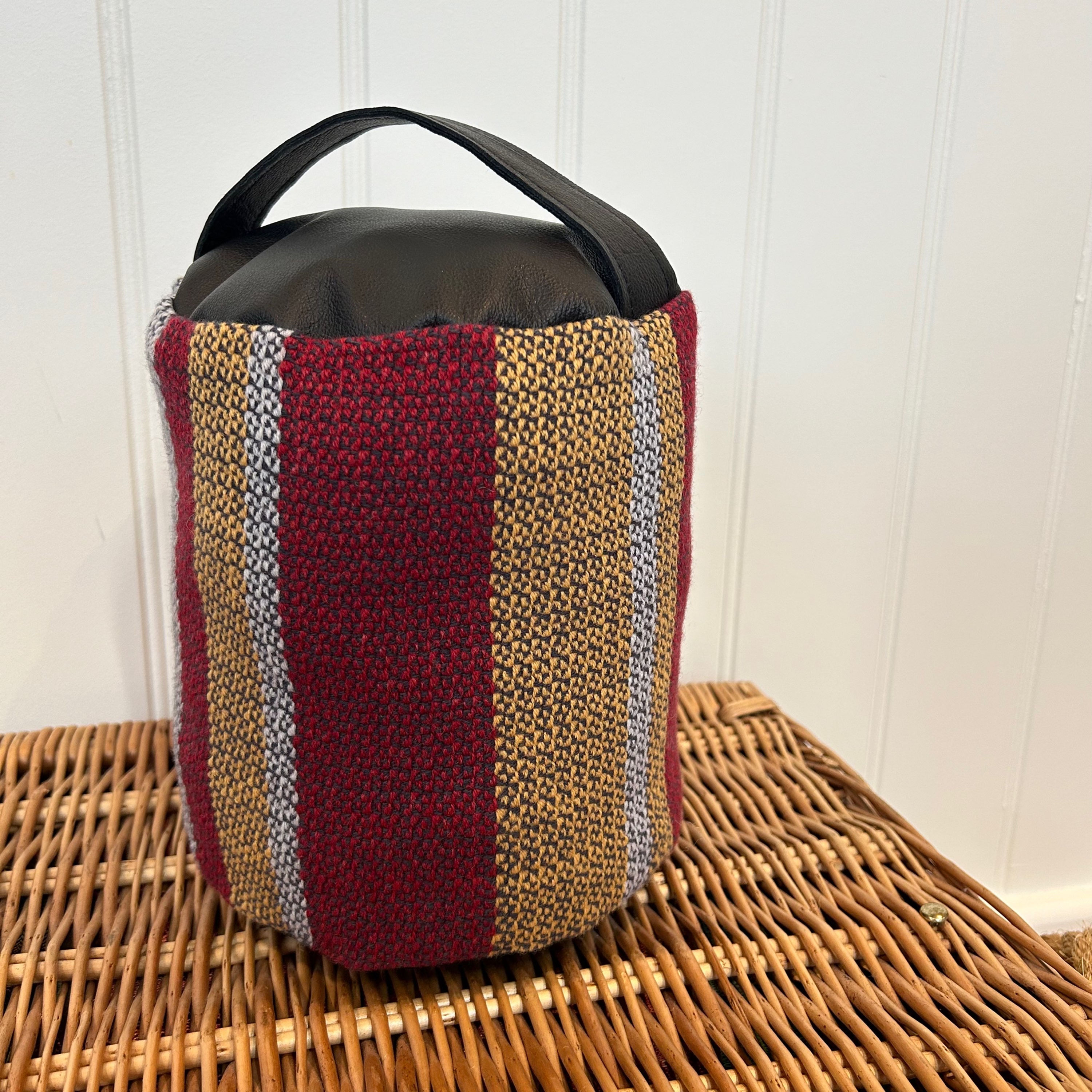 Handwoven Doorstop - Burnt Aztec