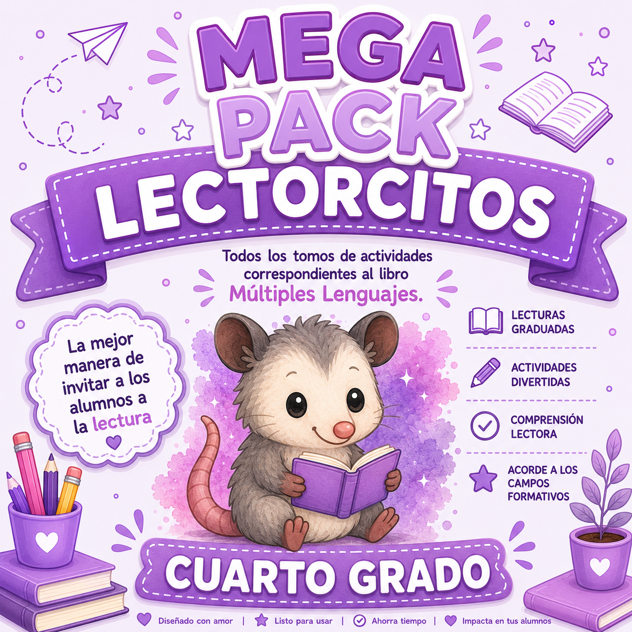 Megapack Lectorcitos CUARTO GRADO