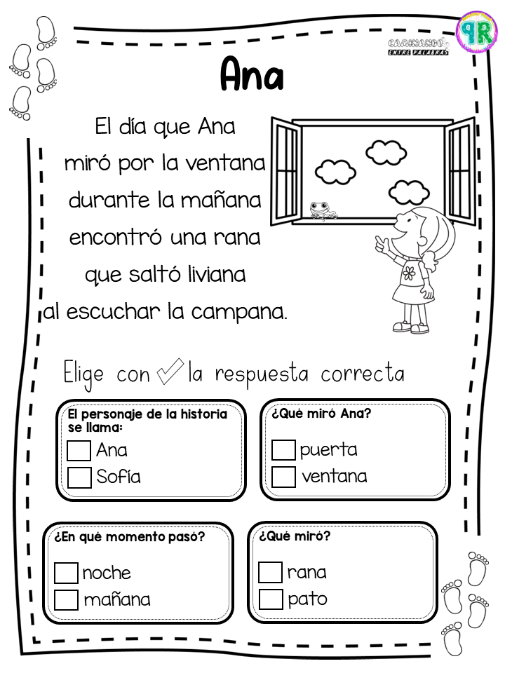 Miniatura: Caminando entre palabras. Primeros pasos en la comprensión lectora.YES