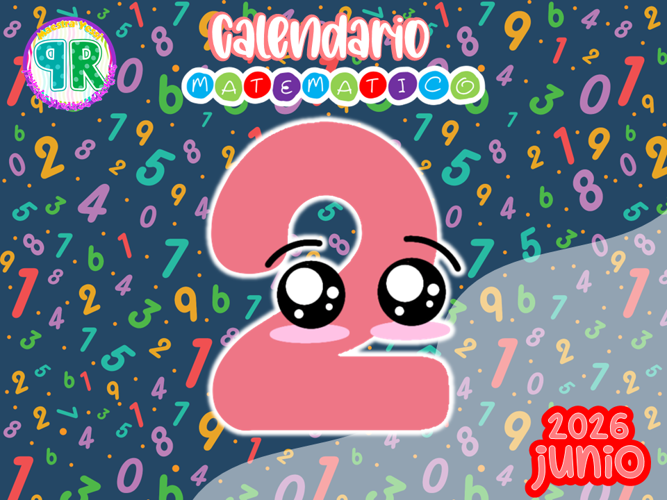 Calendario matemático JUNIO Segundo Grado
