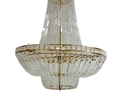 kryształowy żyrandol 1m