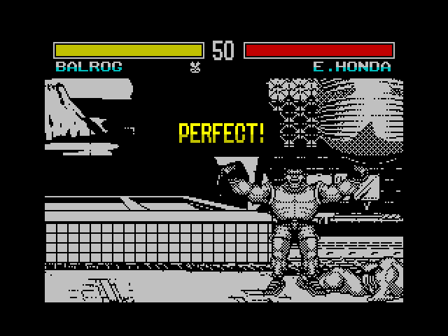 Balrog does a number on Eddie Honda. That'll hurt in the morning