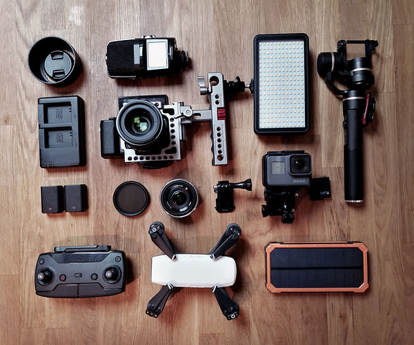 Photography Equipment Setup