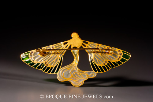 A very fine Art Nouveau nymph brooch by René Lalique | Epoque Fine