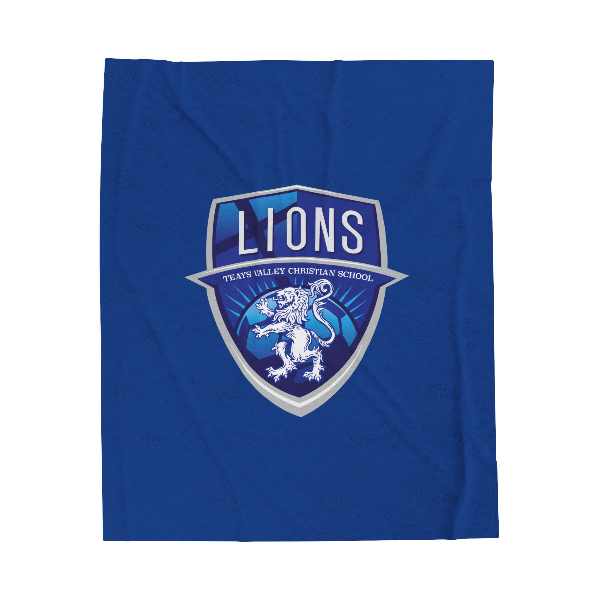 Lions Soccer Velveteen Plush Blanket