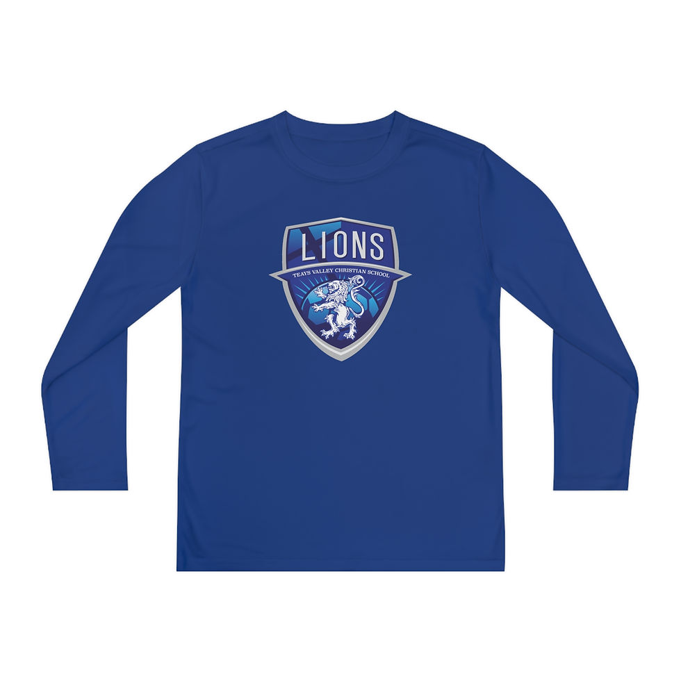 Thumbnail: TVCS LIONS Soccer – Youth Long Sleeve Competitor Tee