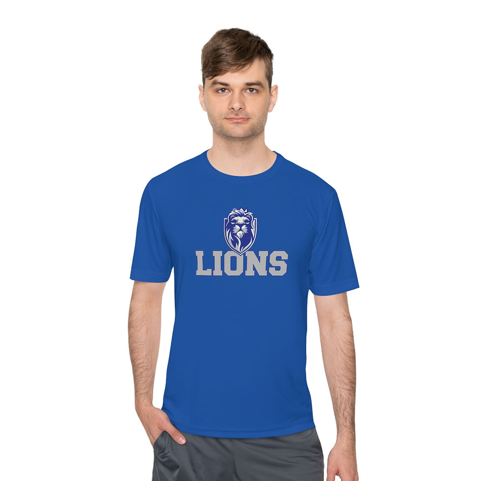 Thumbnail: Lions Shield – Unisex Moisture Wicking Tee