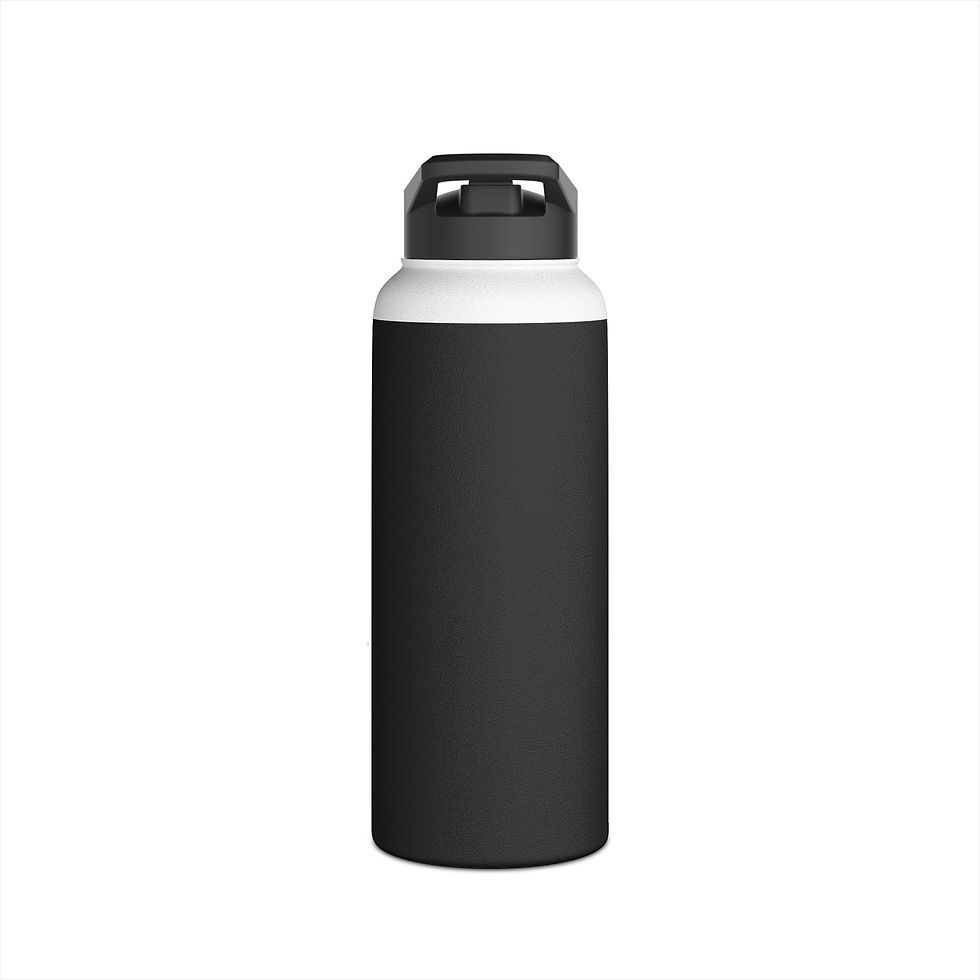 Thumbnail: Chiefs Stainless Steel Water Bottle, Standard Lid