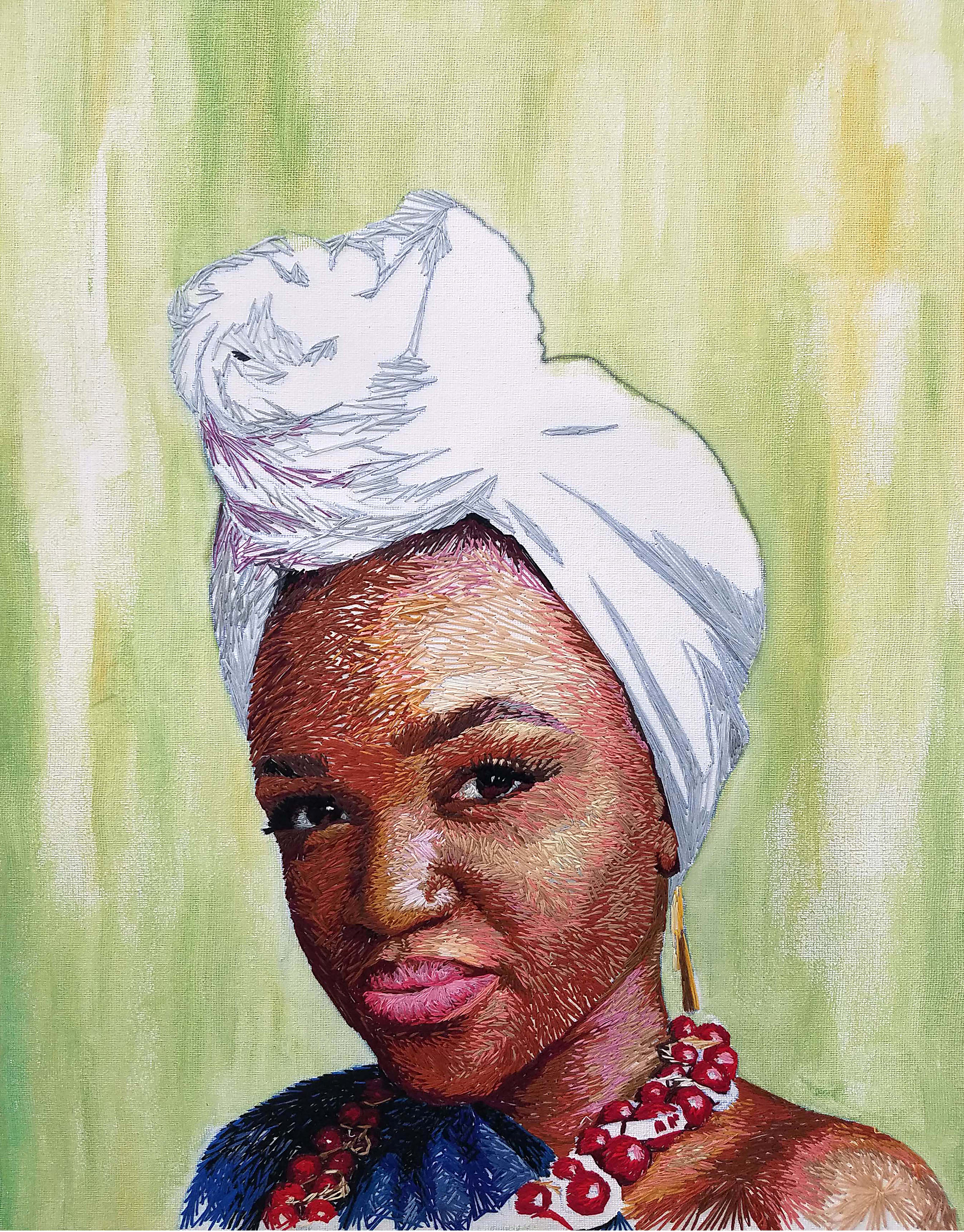 Embroidery Art You Hungry Nneka Jones