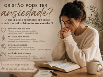 Talvez uma das ideias mais prejudiciais dentro de certos ambientes cristãos seja a noção de que maturidade espiritual equivale à ausência de sofrimento emocional.