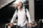 Confident older man with a white beard and sunglasses, the benefits of consistent t levels achieved Testosterone Spray