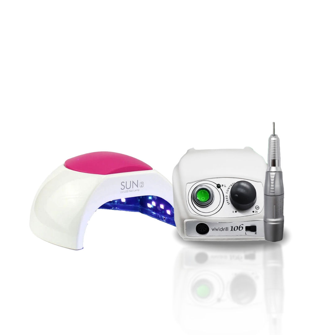 מכונת שיוף ויוידריל 106 +מנורת ייבוש סאן 2