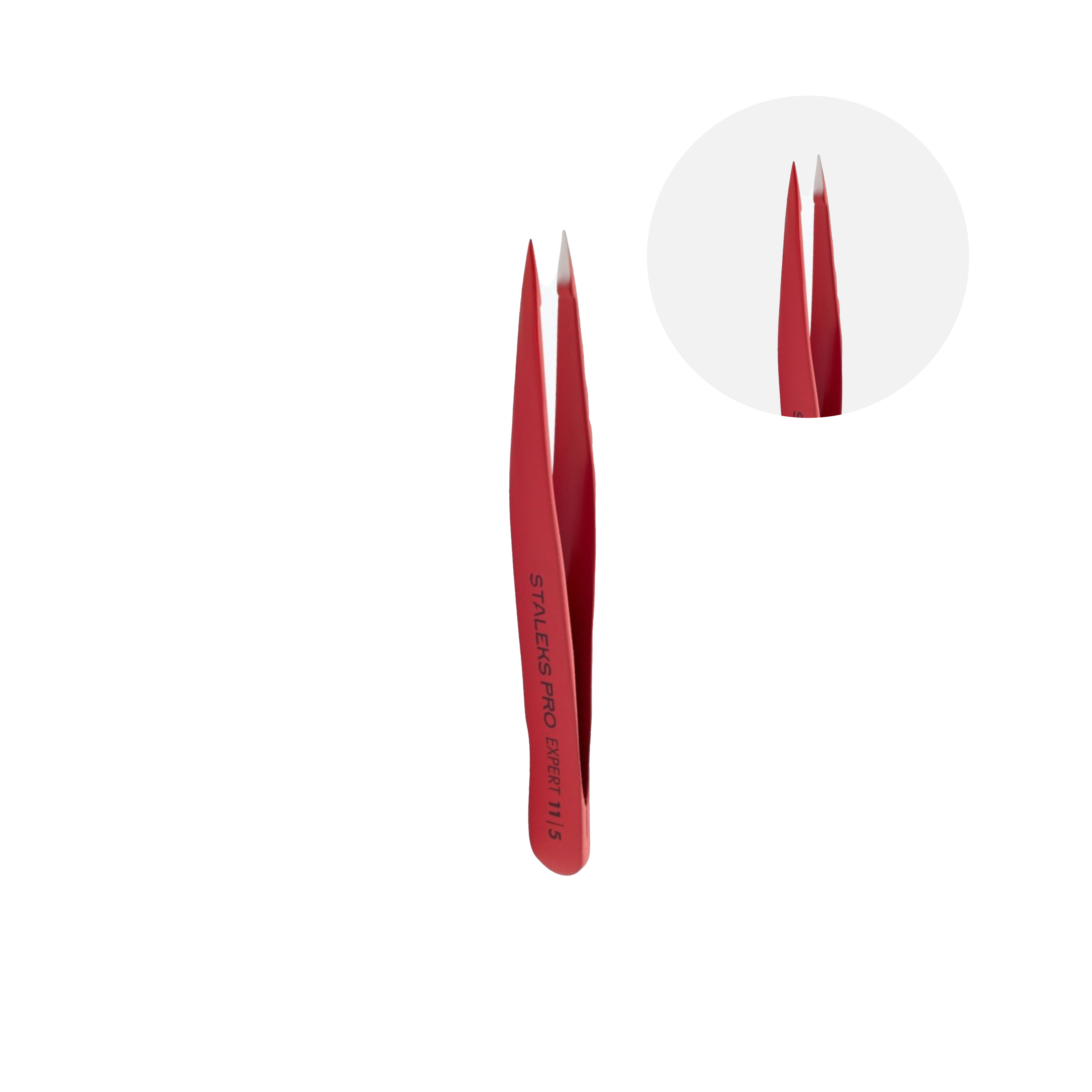 פינצטה לגבות 5|11 (R) Staleks Pro – EXPERT