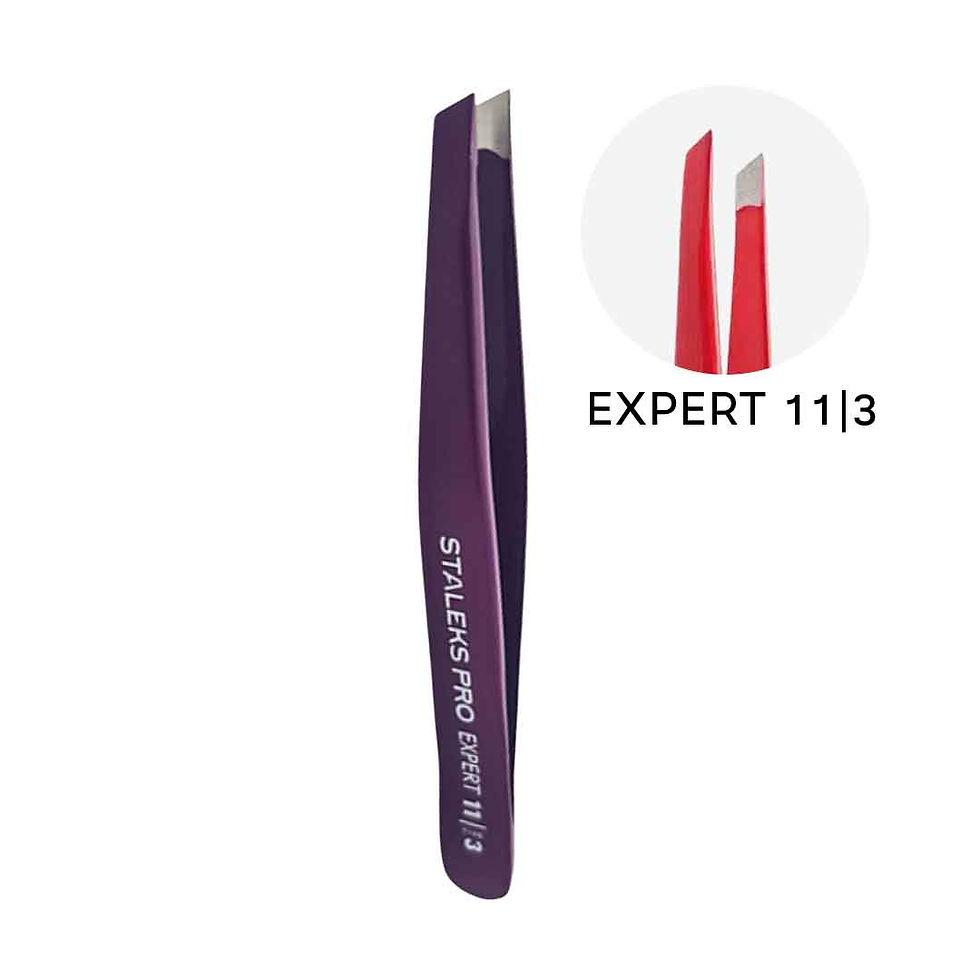 פינצטה לגבות 3|11 (R) Staleks Pro – EXPERT