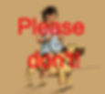 illustration of child riding dog