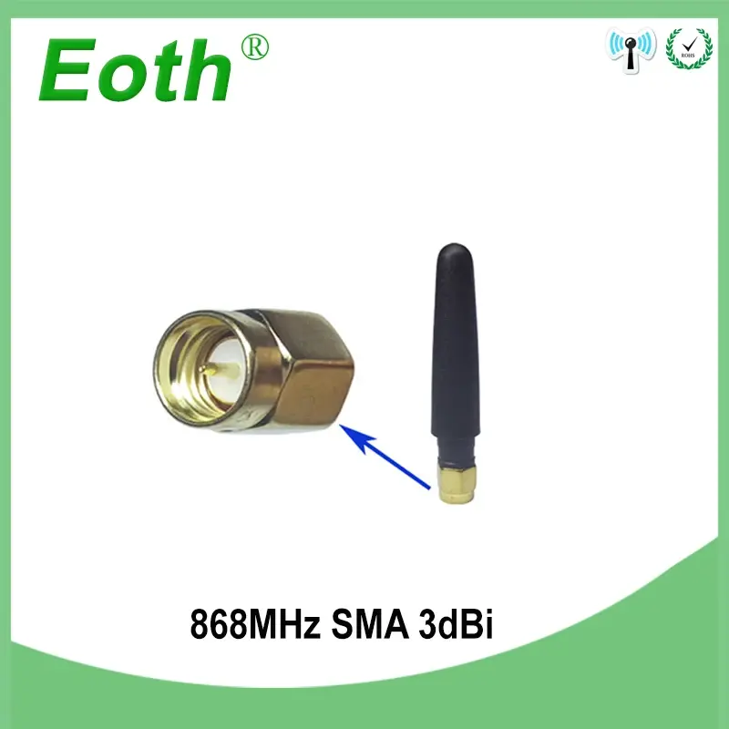 Thumbnail: Choix d'antenne 868/915Mhz 3bdi SMA RPSMA avec pigtail de 21cm