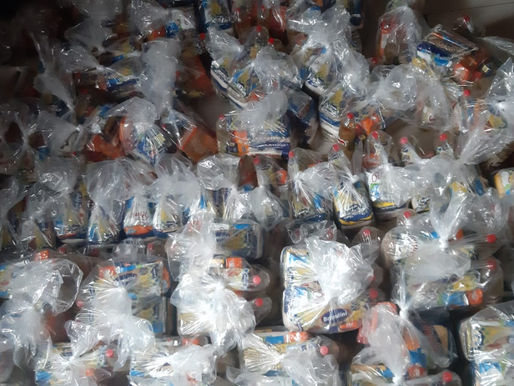 Associação Cultural e Eventos de Pinheiro-ma. Recebem uma tonelada de Alimentos.