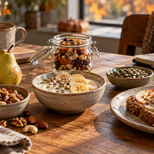 Φθινοπωρινά snacks: μικρές επιλογές για όταν πεινάμε ανάμεσα στα γεύματα