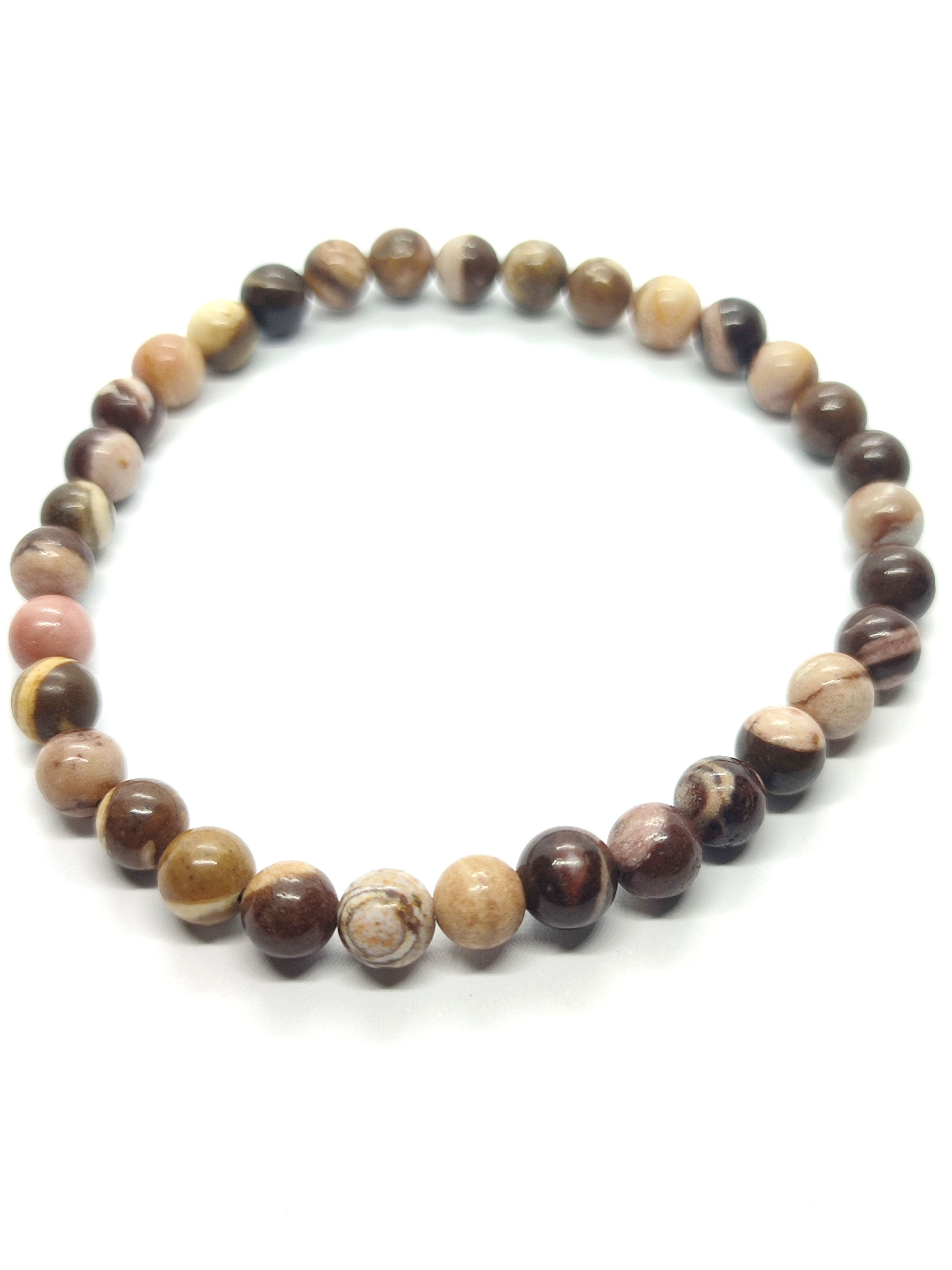 Bracelet Jaspe brun 6mm