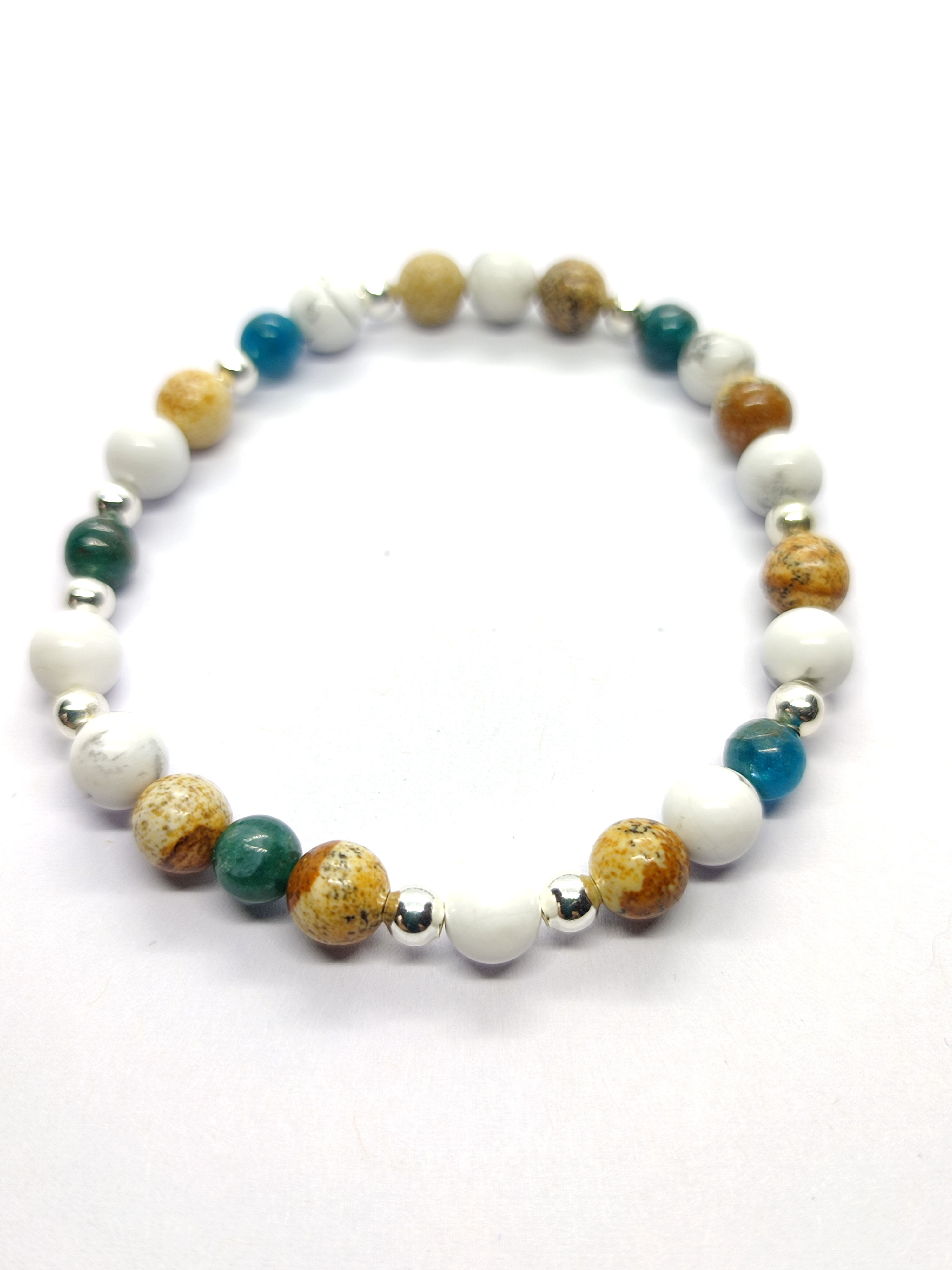 Bracelet Coup de pouce minceur 6mm beige