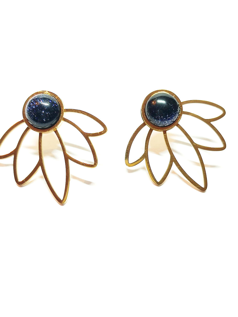 Miniature : Boucles d'oreilles Blue Sand Stone