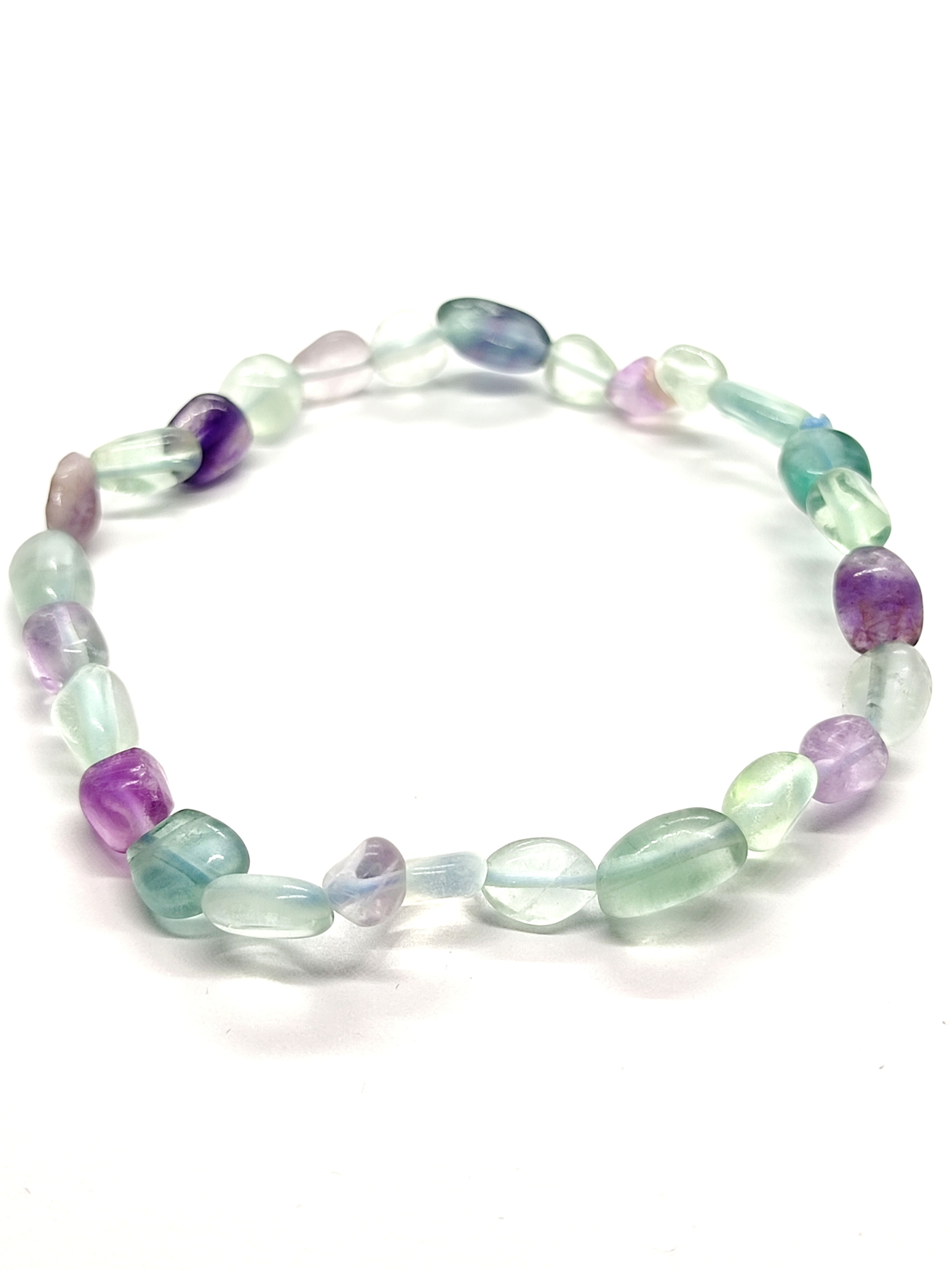 Bracelet Fluorite 6mm ovales