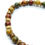 Miniature : Bracelet Bois et Jaspe picasso 6mm