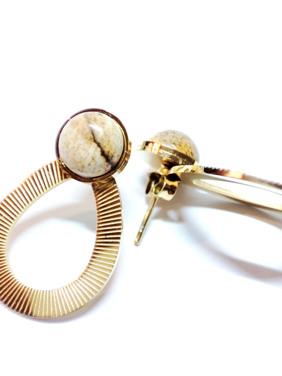 Miniature : Boucles d'oreilles Jaspe Paysage