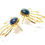 Miniature : Boucles d'oreilles Blue Sand Stone