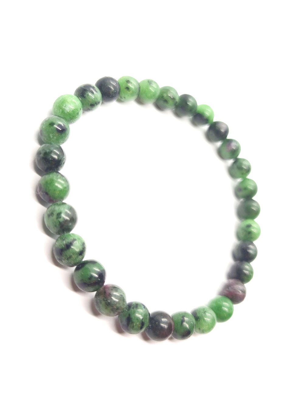 Miniature : Bracelet Rubis Zoisite 6mm