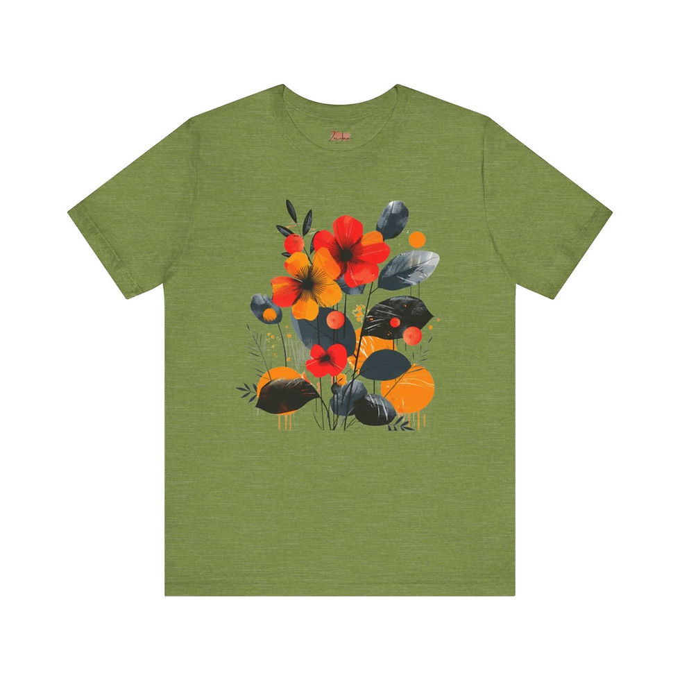 Thumbnail: Vintage botanical tee, Retro Flower shirt