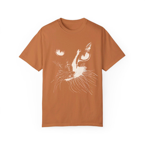 Tシャツ・カットソー TWIN CAT FACE HAFE TEE(2 COLOR) Dual Match