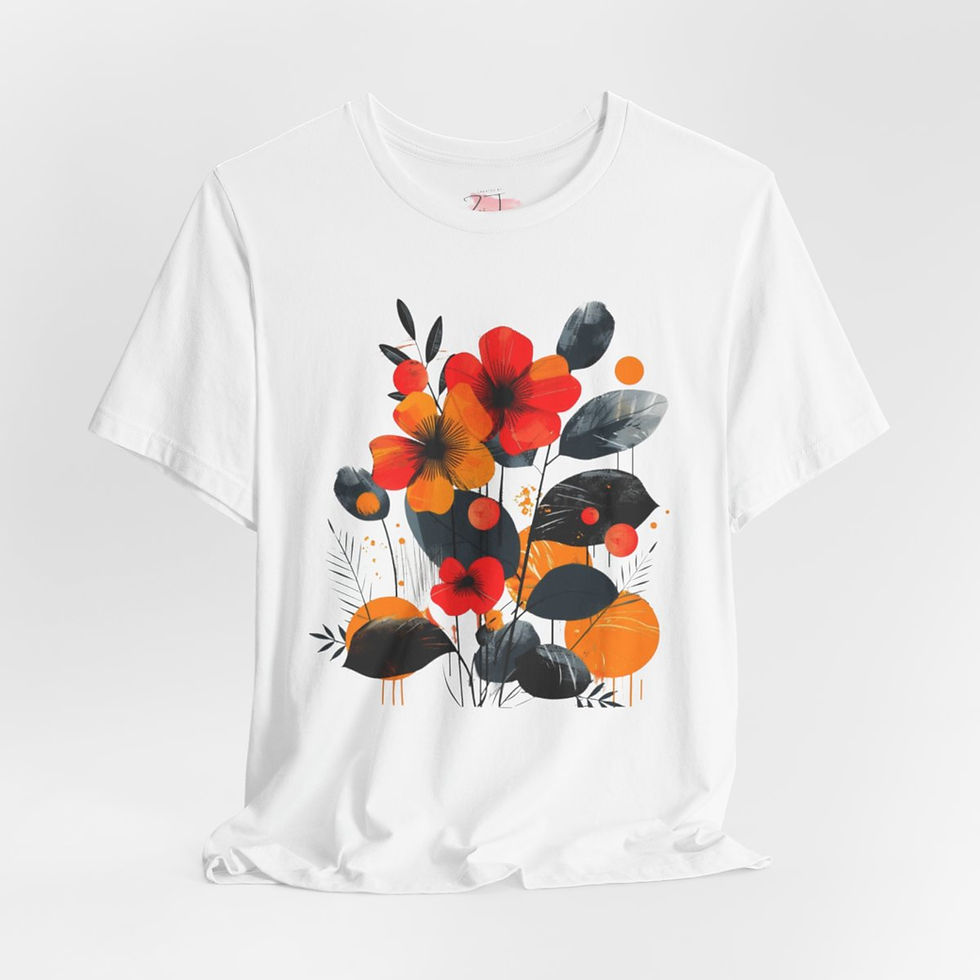 Thumbnail: Vintage botanical tee, Retro Flower shirt